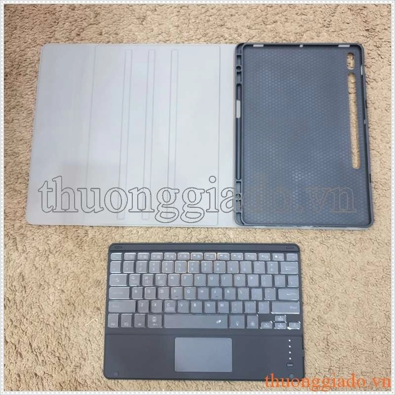 Bao da bàn phím Samsung Tab S7 FE có touchpad Bao da bàn phím Samsung Tab S7 FE có touchpad